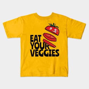 Eat Your Veggies - Tomato Version Kids T-Shirt